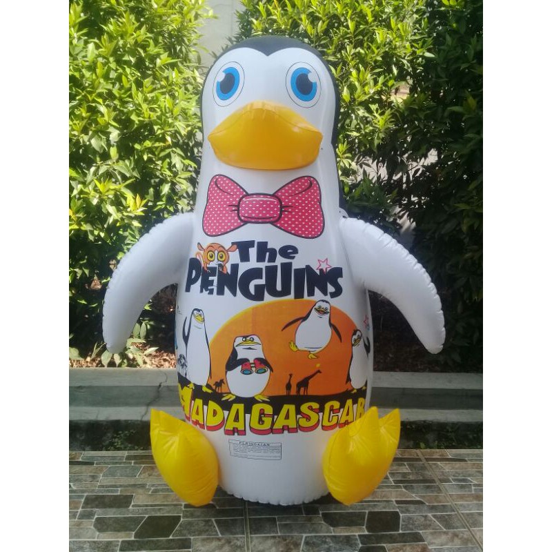 Boneka Tinju Pinguin /Samsak Balon Tinju Boneka Berdiri
