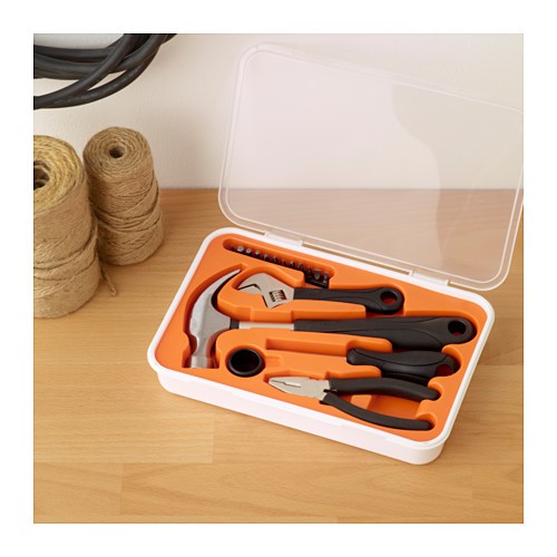 Obeng FIXA Perkakas TOOL KIT Set Isi 17, Tang & Palu