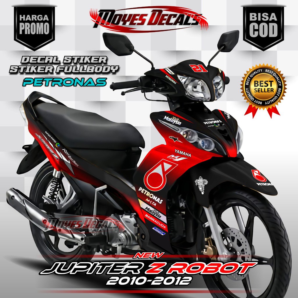 decal stiker jupiter z robot petronas merah stiker motor jupiter z robot stiker full body jupiter z 