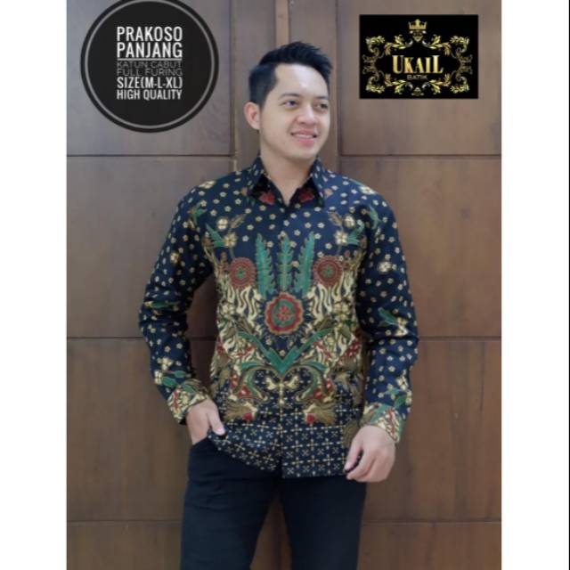 Kemeja Batik Prakoso Panjang New Quality Premium Ori by Ukail batik