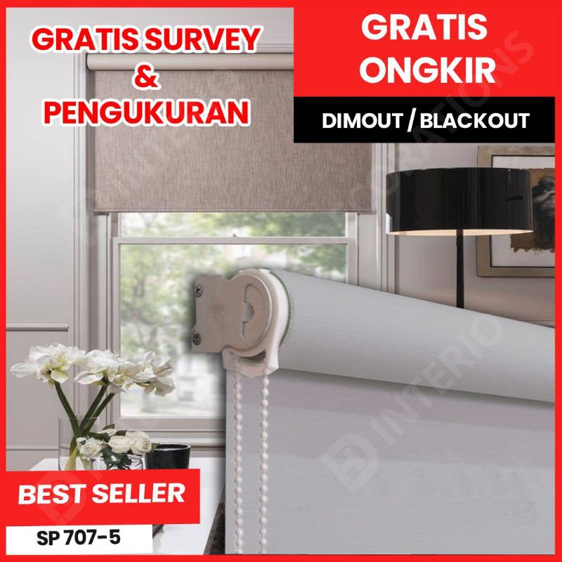 Roller Blind Dimout / Blackout SHARP POINT - Tirai Gorden Korden ...