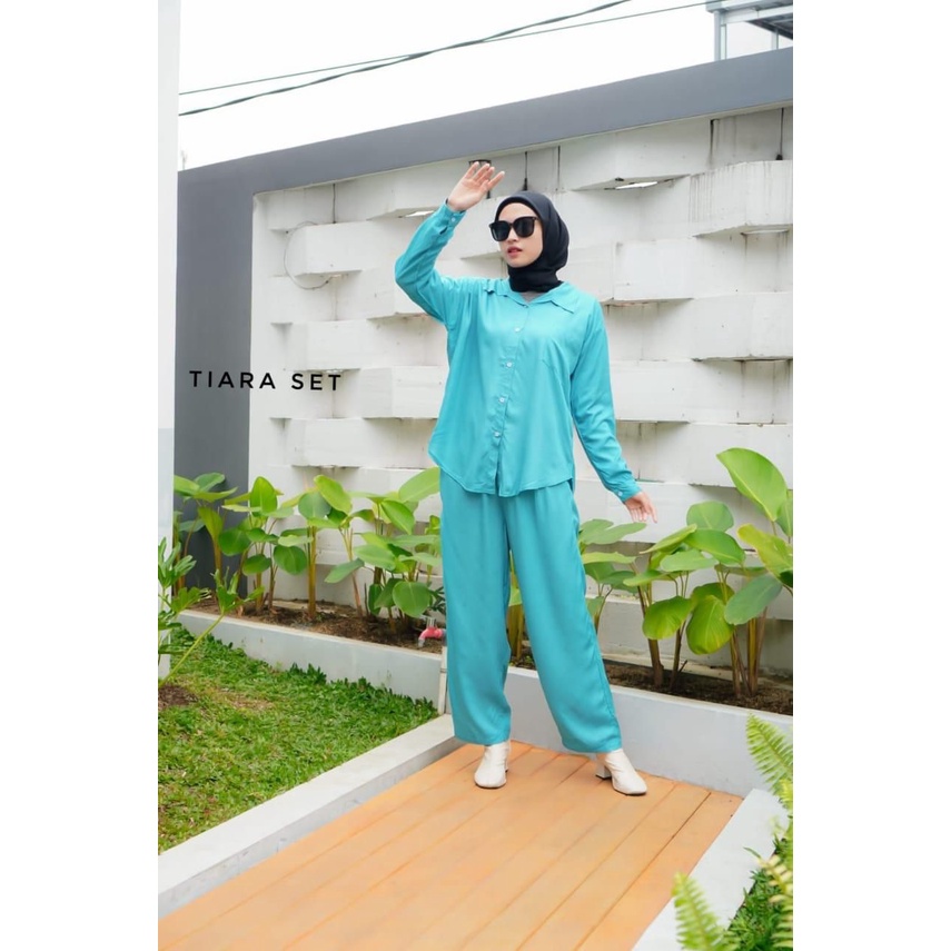 [ILUFA GROSIR] Tiara One Set / One Set Polos by Yayuku