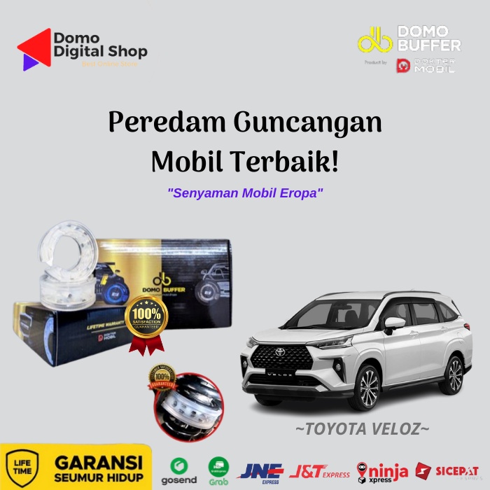 Domo Buffer Mobil Toyota Veloz Hybrid Spring Buffer Karet Shock Stabilizer solusi Peredam Guncangan