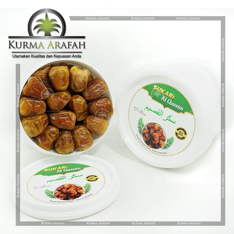 Kurma Sukari Al-Qossim 850 GR Premium Kemasan Ember