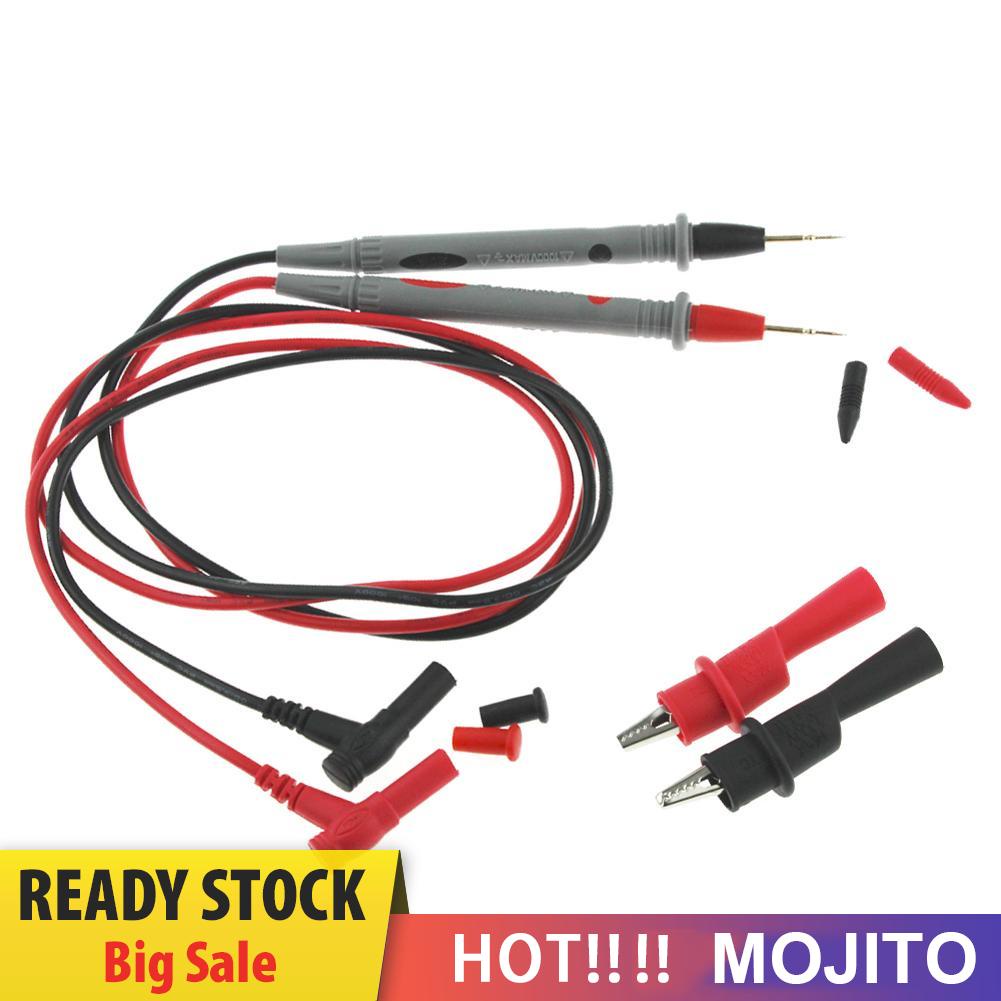 MOJITO 20A Universal Probe Test Leads for Multimeter Meter with Alligator Pliers