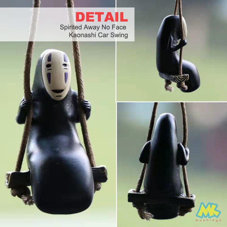 Pajangan Dashboard mobil - Ayunan No Face Spirited Away