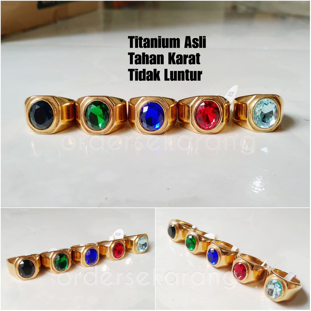 CINCIN TITANIUM FASHION ODIN AKSESORIS PRIA DAN WANITA