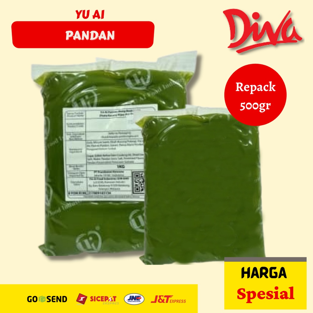 

[500gr] Yu Ai Selai Kacang Hijau Kemasan / Filling Kacang Hijau
