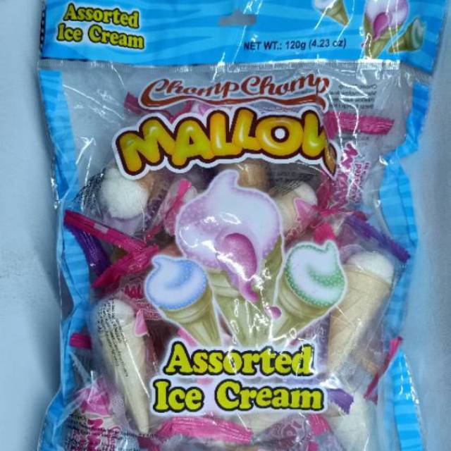 

ES KRIM CHOMP CHOM MALLOW KEMAS BESAR 120 gram