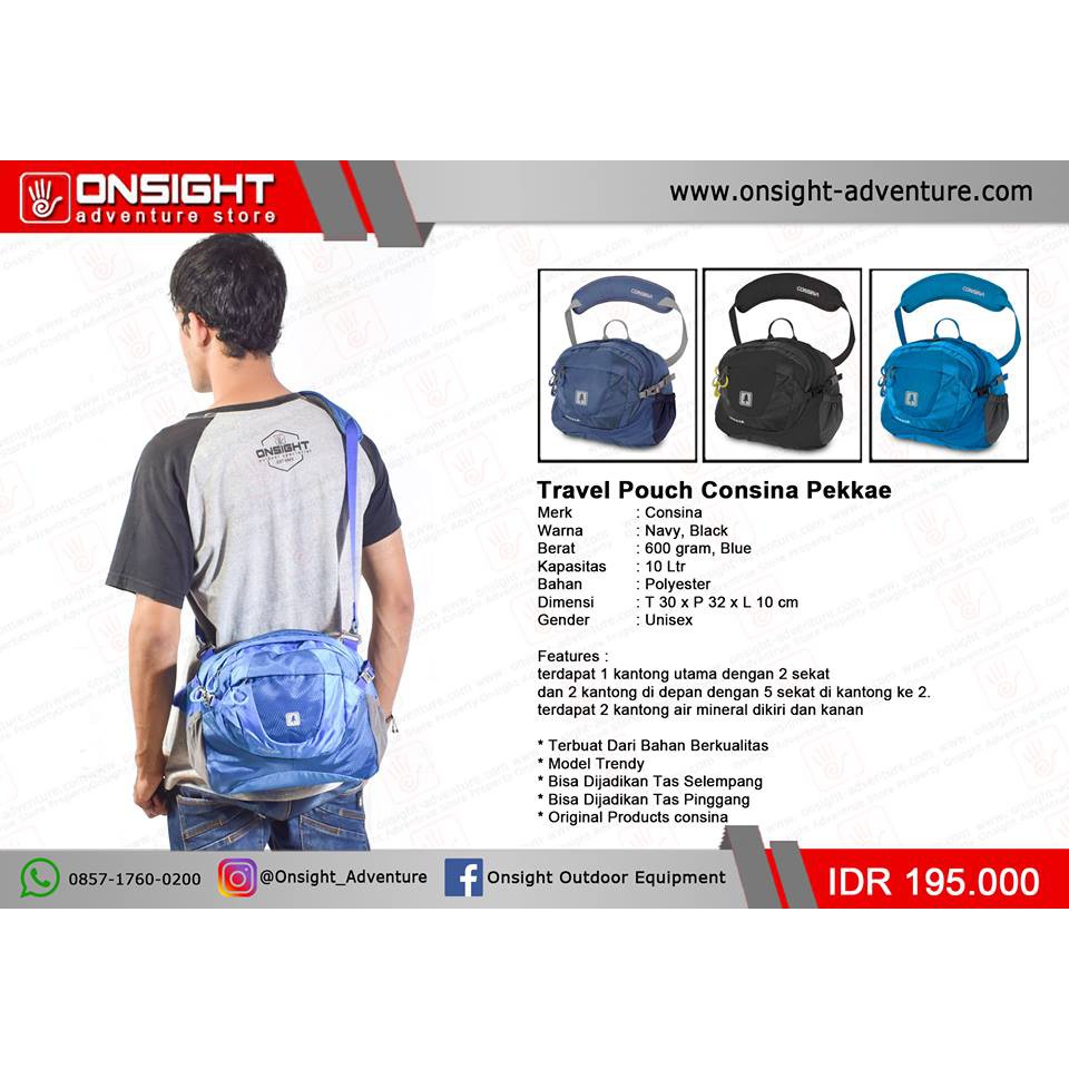 Tas Selempang Consina Pekkae