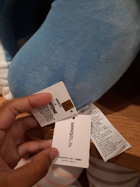 Bantal Leher/ Bantal Empuk Miniso Original