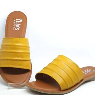  Sandal  kulit  papirut garut  kokop garis Shopee Indonesia