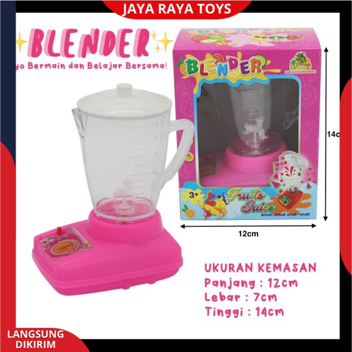 Mainan Edukasi Anak Cewek Blender Juicer / Mainan Anak Perempuan Mainan Masakan Kreatif Edukatif