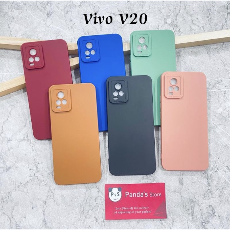 Softcase Pro Camera Vivo V20 Candy Case Full Color 3D Silikon TPU