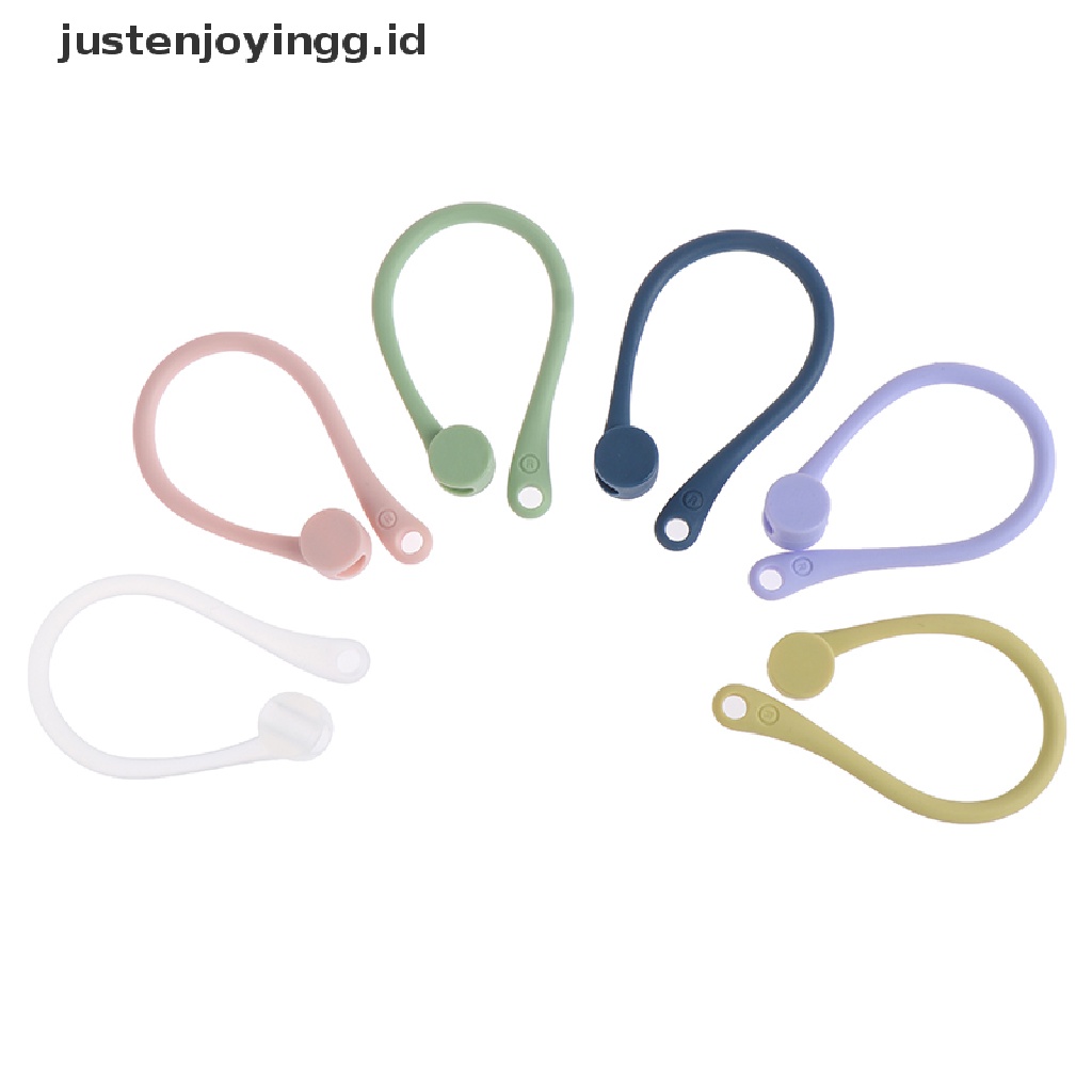 // justenjoyingg.id // 1 Pair Anti-lost Holder Earphone Strap For Airpods Wireless Headphone Earhook ~