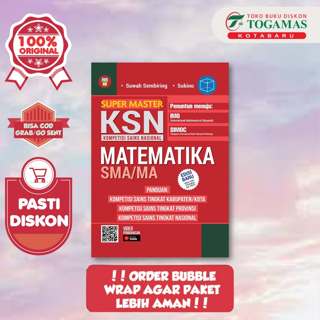 SUPER MASTER KSN KIMIA / MATEMATIKA / FISIKA / EKONOMI / BIOLOGI SMA/MA - A. HARIS WATONI, SUWAH SEM