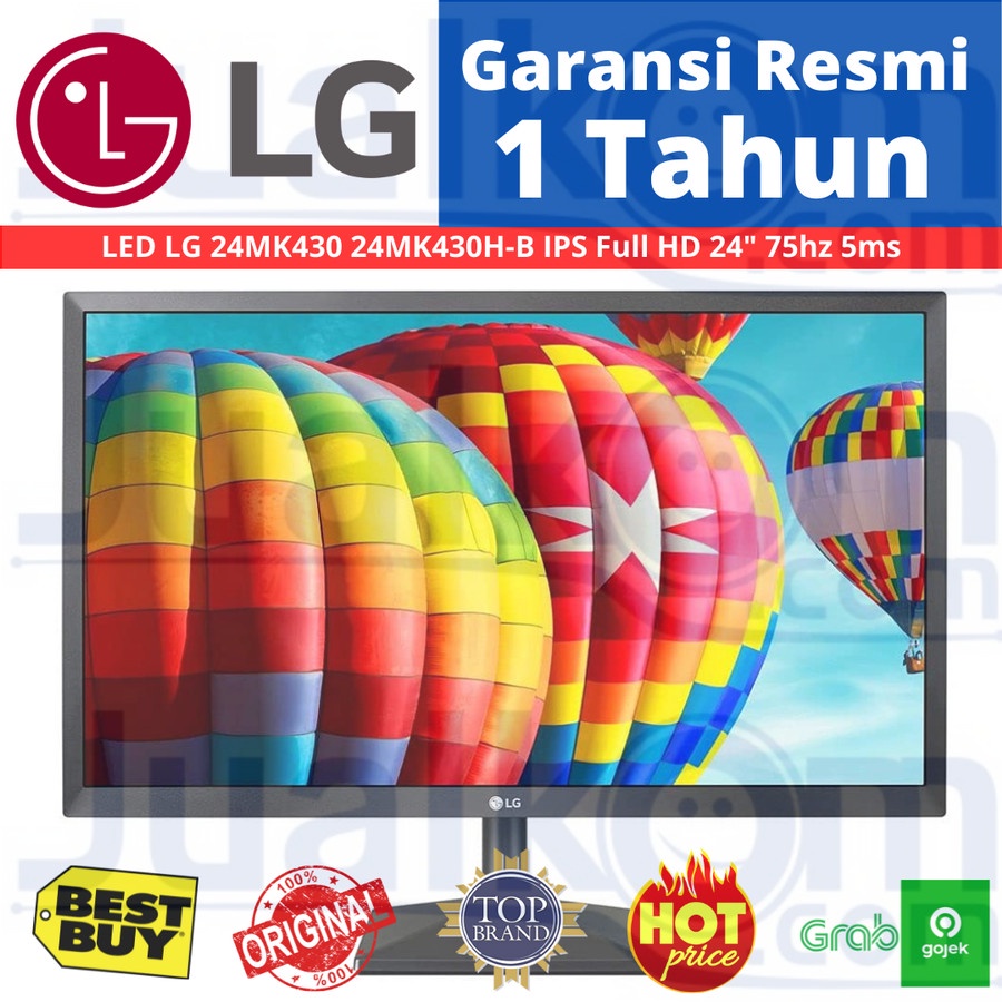 LG Monitor LED  24MK430 24MK430H-B IPS Full HD 24&quot; FreeSync™  75Hz 5ms