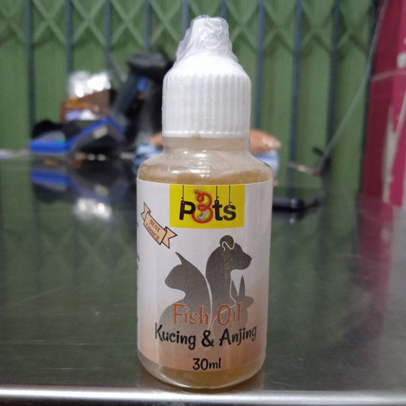 P3ts Fish Oil 30ml Minyak Ikan Kucing Anjing