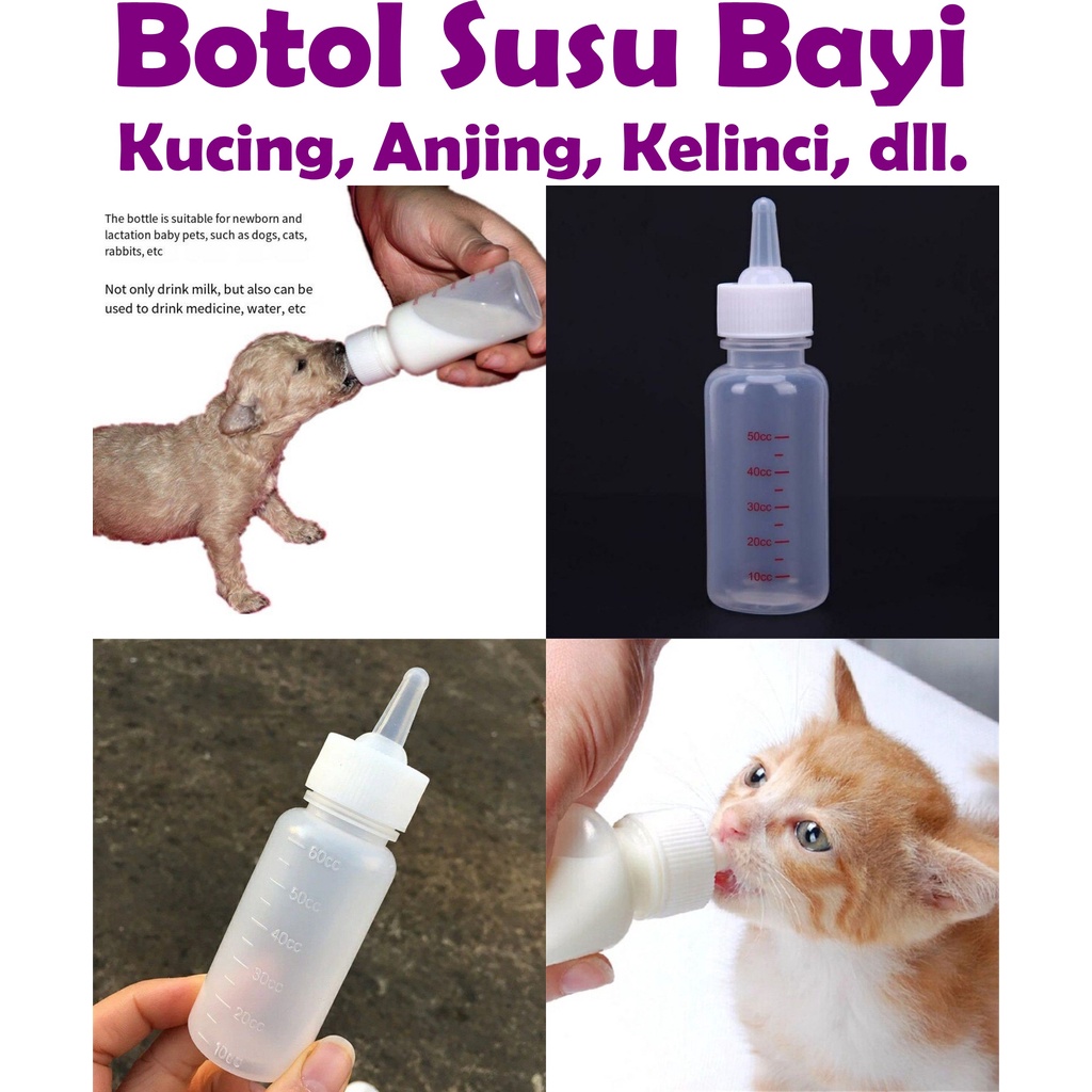 Botol Susu Kucing Anjing Kelinci Dot Susu bayi anak Kucing Anjing Kelinci