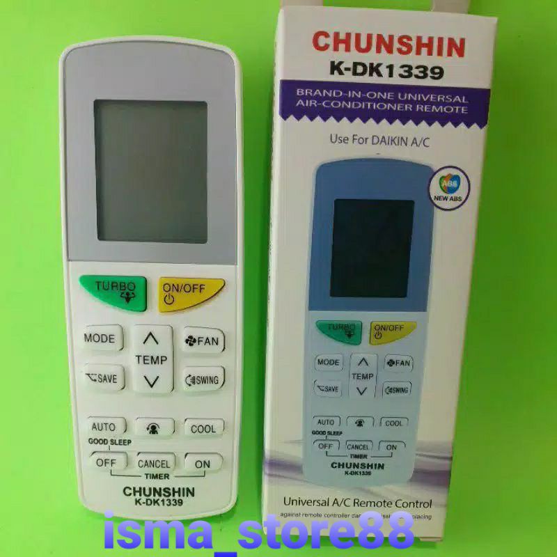 REMOT AC DAIKIN MULTI UNTUK SEMUA JENIS TIPE AC DAIKIN PRODUK CHUNGSHIN