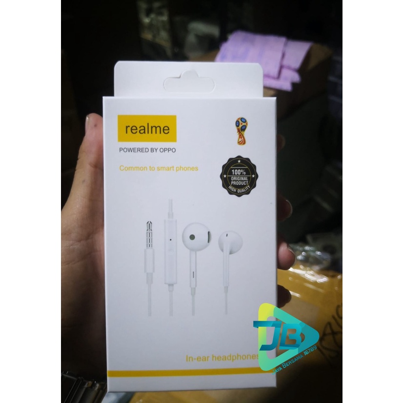 R15 Headset headsfree earphone Hf ORIGINAL REALME 2 3 5 6 7 pro C1 c2 c3 c11 c15 c12 c17 c20 C21y JACK 3.5MM JB5096