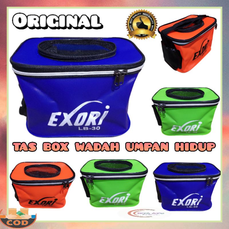 Tas Pancing Exori Wadah Ikan / Umpan Hidup