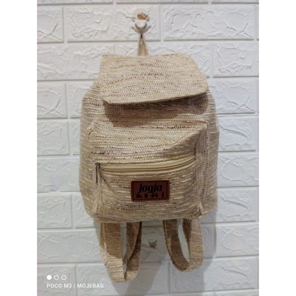tas ransel serut wanita bahan tenun termurah by moje jogja