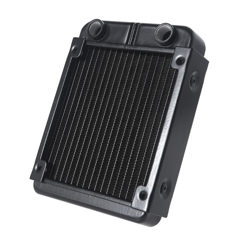 Bt Multiport G1/4Benang Radiator Aluminium 120mm Untuk Sistem Pendingin Air Komputer