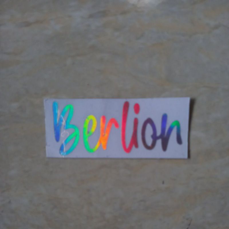 

Sticker Custom, Sticker Hologram, Sticker Cutting, Stiker Nama, Stiker Metalik, Stiker Oracal