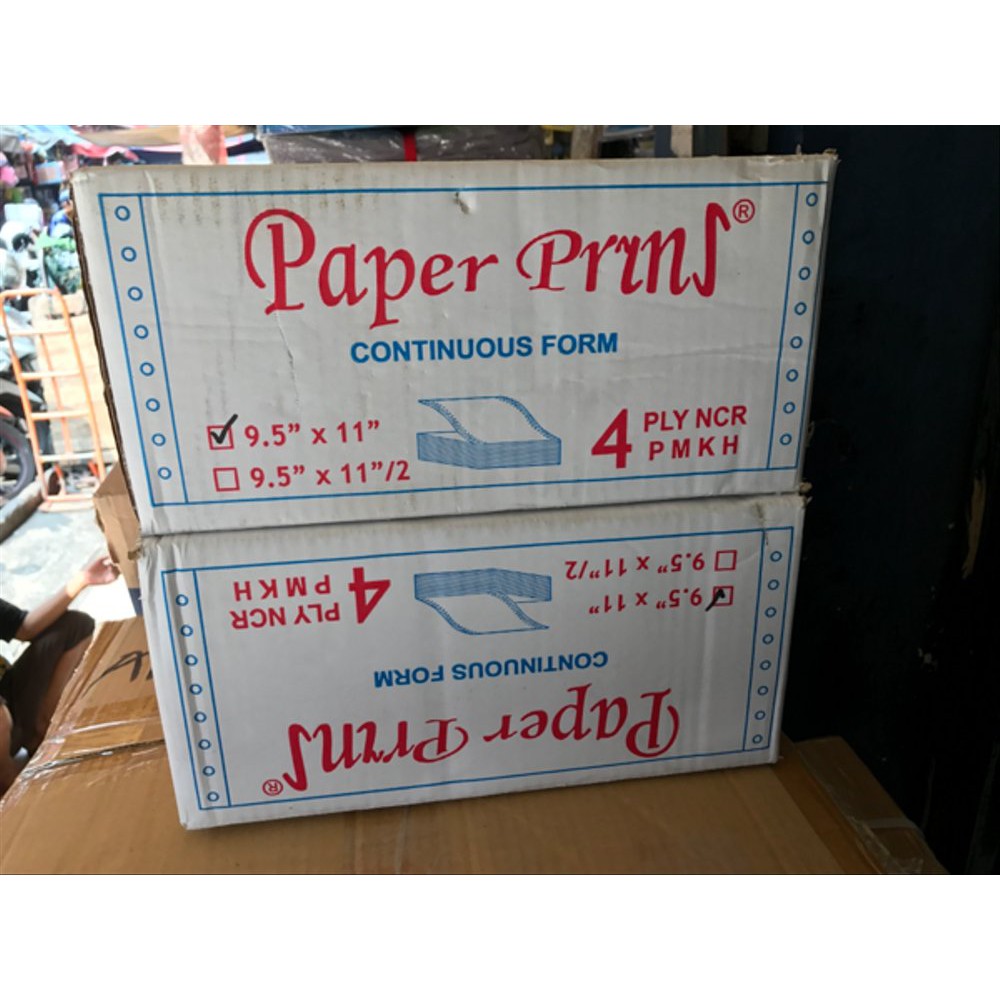 

paper print continuous form 9.5 x 11 4 ply kertas continuous