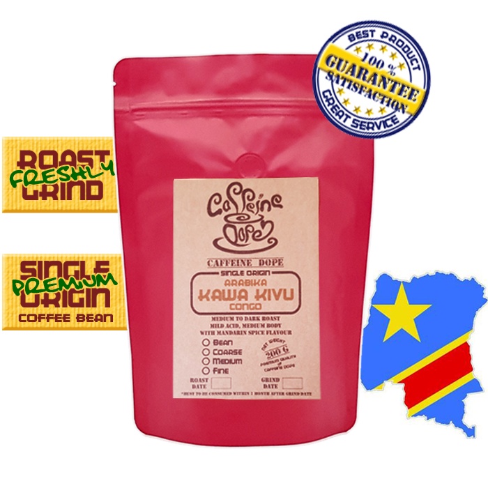 

Kopi Arabika Congo Kawa Kivu 200 Gr - Bean/Biji & Ground/Bubuk