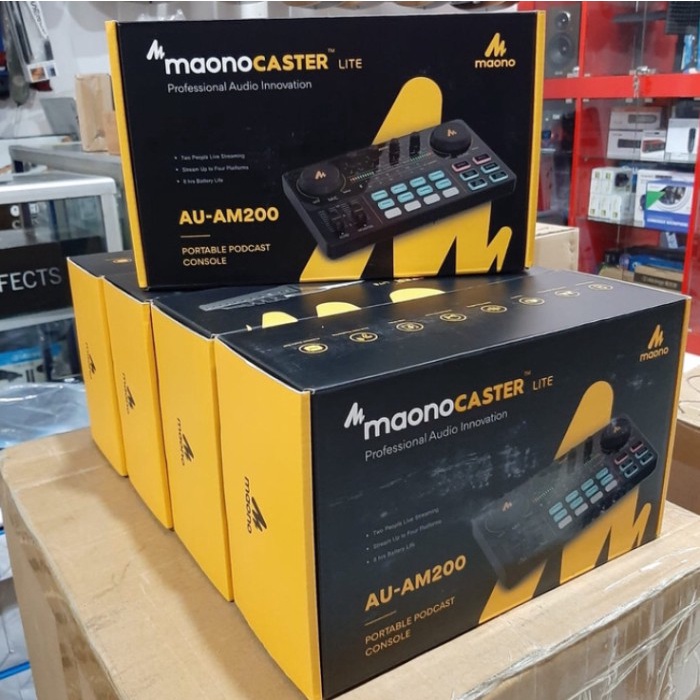 SOUNDCARD HP PODCAST ZOOM SMULE ASMR MAONO AU-AM200/soundcard maono