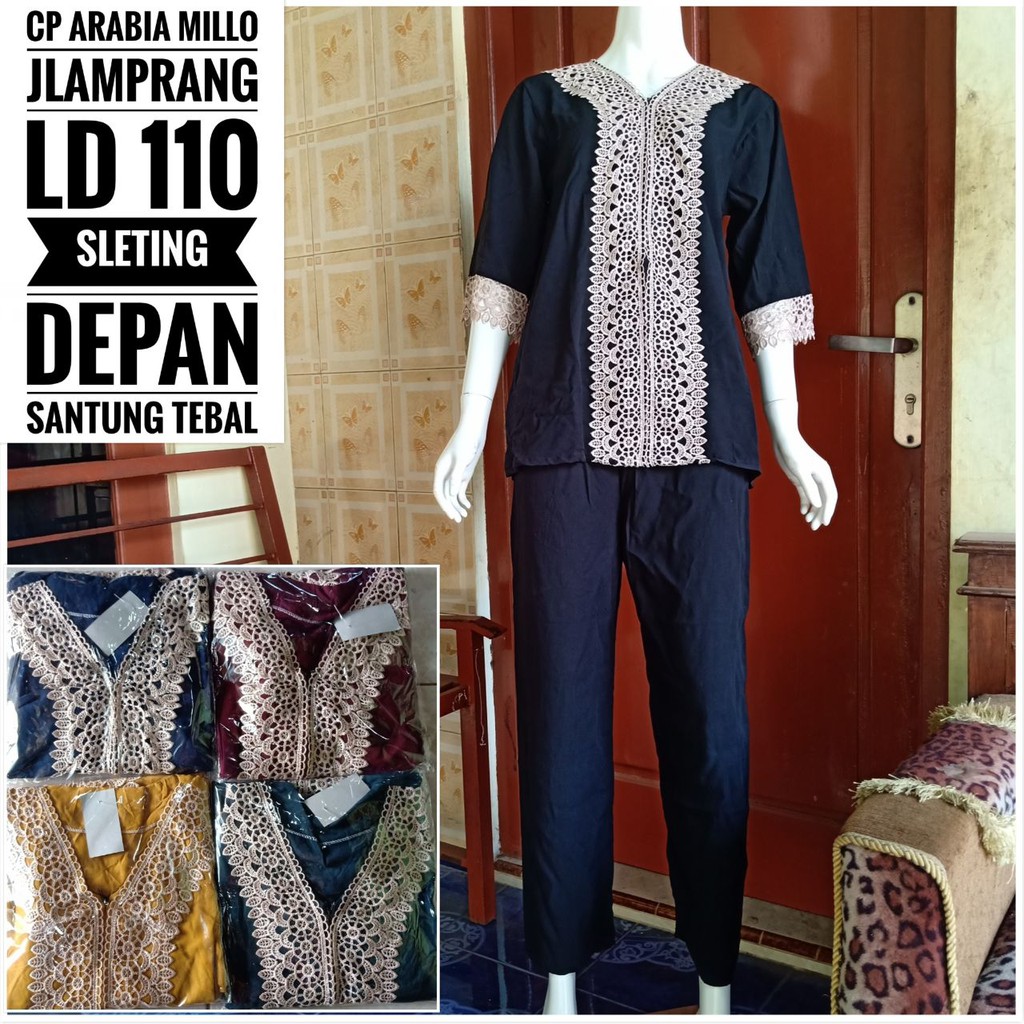 SETELAN ARABIAN RENDA MILLO DEWASA ALLSIZE