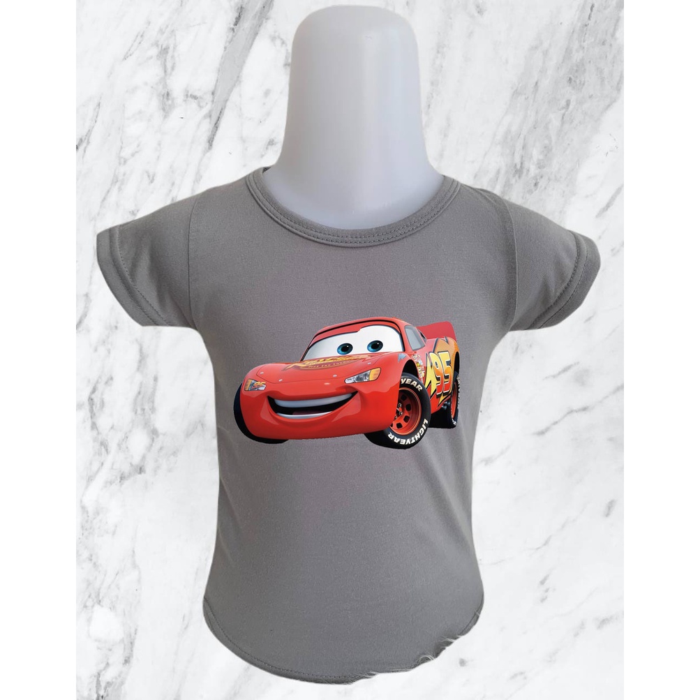 BAYAR DITEMPAT / BISA COD - Baju Anak Laki Laki cars merah / Baju Anak / Baju Kekinian / Kaos Anak motif cars merah