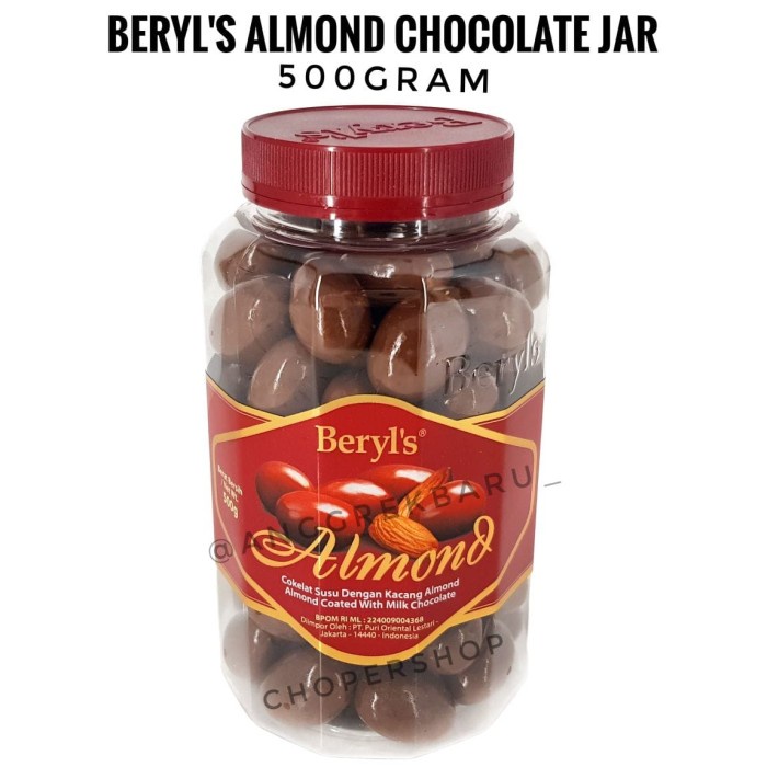 

Beryl'S Almond Milk Chocolate Jar 500Gr