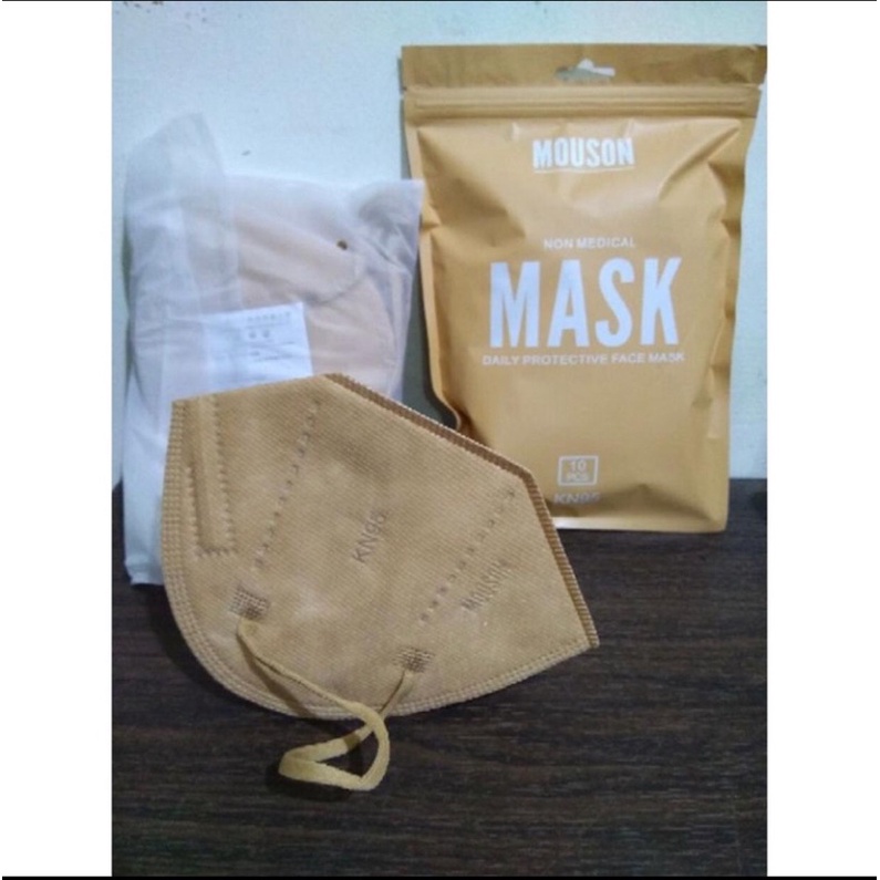Masker KN95 5ply Warna Nude