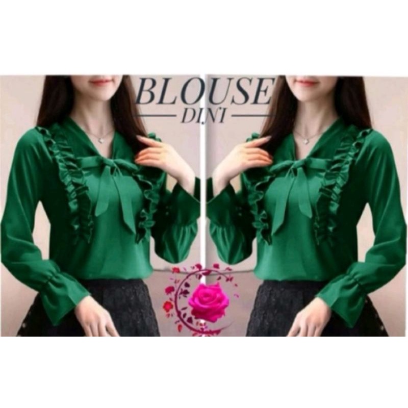 ATASAN WANITA DINI BLOUSE KOREAN STYLE TERBARU TERLARIS FASHION WANITA TERBARU