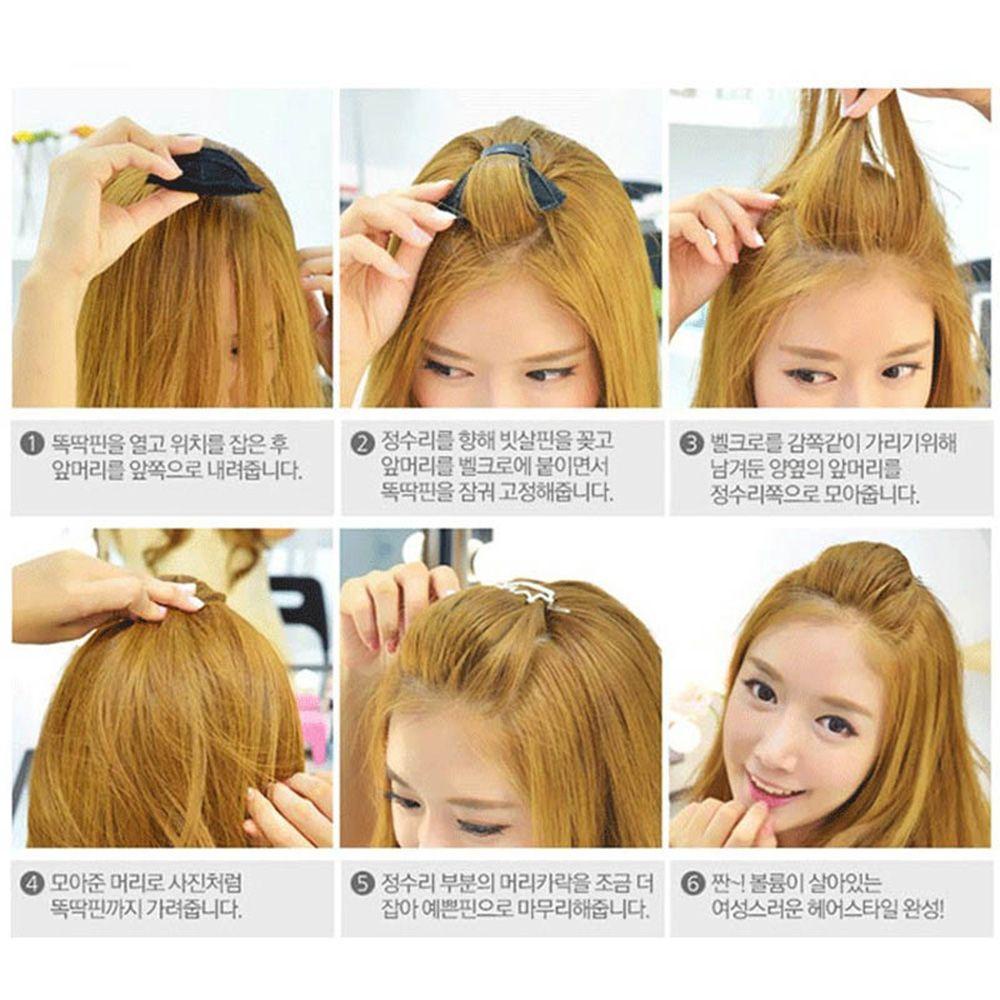 Suyo Rambut Tak Terlihat Pin Mode Volume Aksesoris Wanita Bun Maker Sisipan Klip Rambut