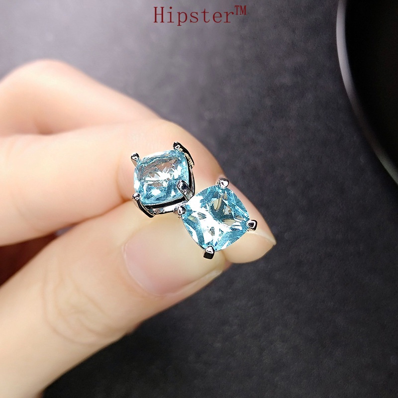 Classic Fashion Hot Inlaid Hot Sale Ametrine Stud Earrings