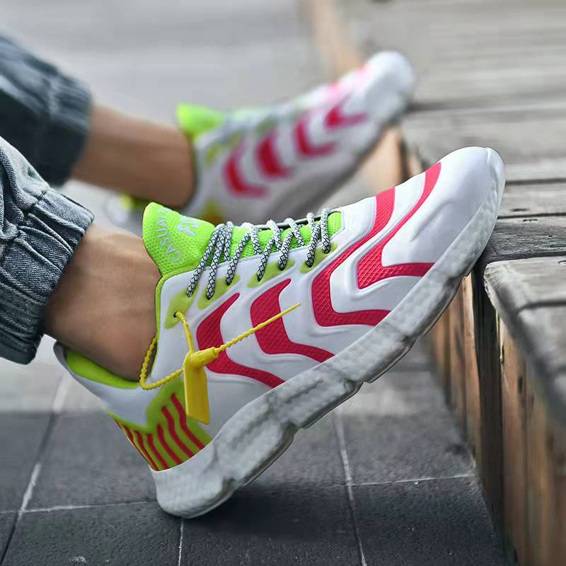 BJS015 - RED - Sepatu Sneakers Pria Modis Import Terbaru SEPATU PRIA SNEAKERS TALI FLAT FASHION IMPORT TERMURAH TERLARIS TERBARU BAGSTORE JAKARTA JSSZ015