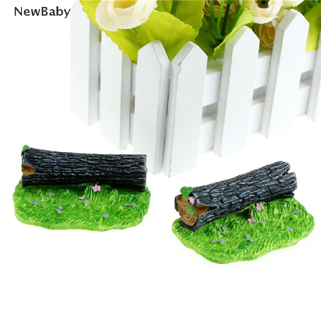 Newbaby 1Pc Miniatur Bangku Taman Bahan Resin Untuk Dekorasi Taman Minifairy Gardencraft DIY