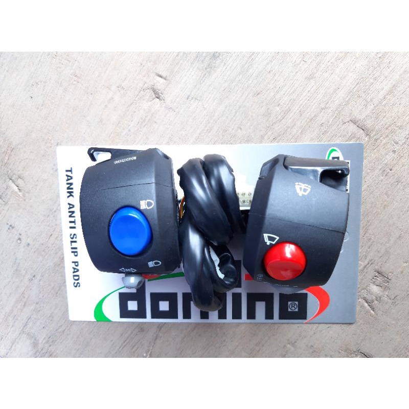 HOLDER SAKLAR SET DOMINO Tombol Rumah Saklar Domino Set Kiri Kanan Universal Rumah Saklar Motor Set Domino Kiri Kanan