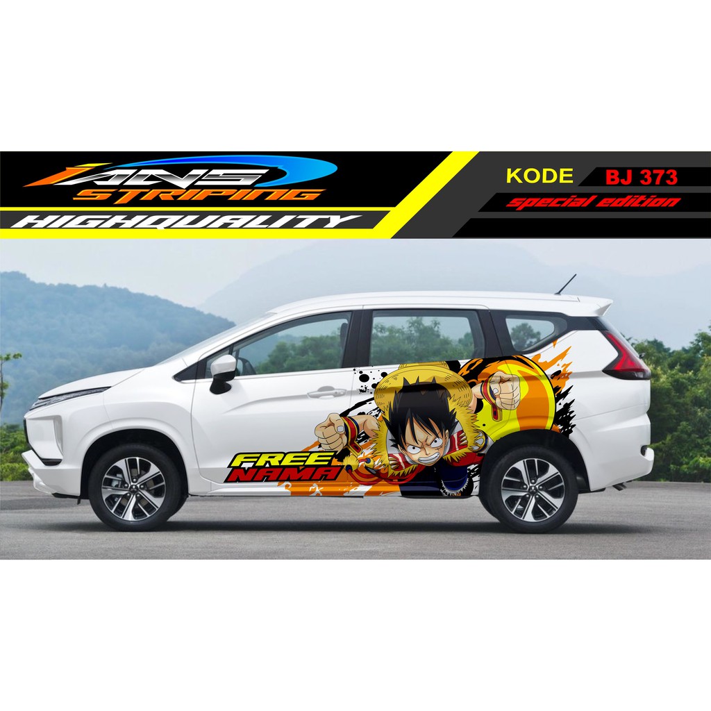 STICKER MOBIL AVANZA / STIKER VARIASI MOBIL ANIME RUSH  / STIKER MOBIL TOYOTA