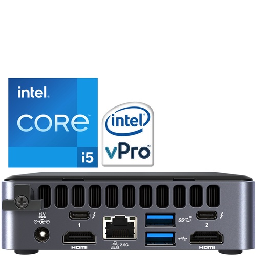 Intel NUC Pro MINI PC Kit NUC11TNKV5 BAREBONE - Intel Core i5 1145G7