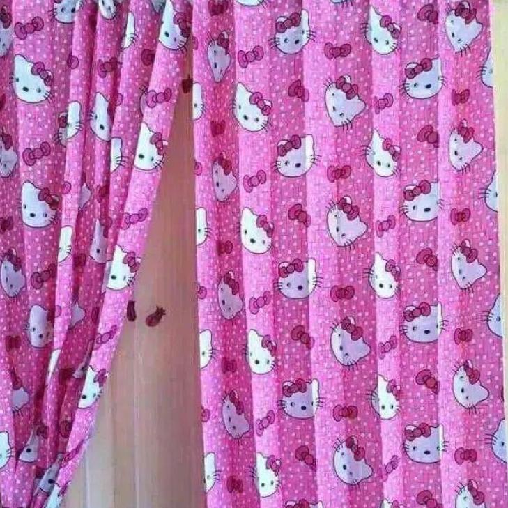 ✅Ada bonus Jika Beruntung Gorden Plisket Hellokitty/Gorden Karakter Hellokitty/Gorden Plisket/Gorden