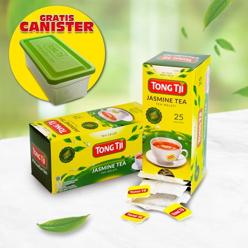 

PROMO TEH TONGTJI GRATIS BOX CANISTER (isi 25 kantong)