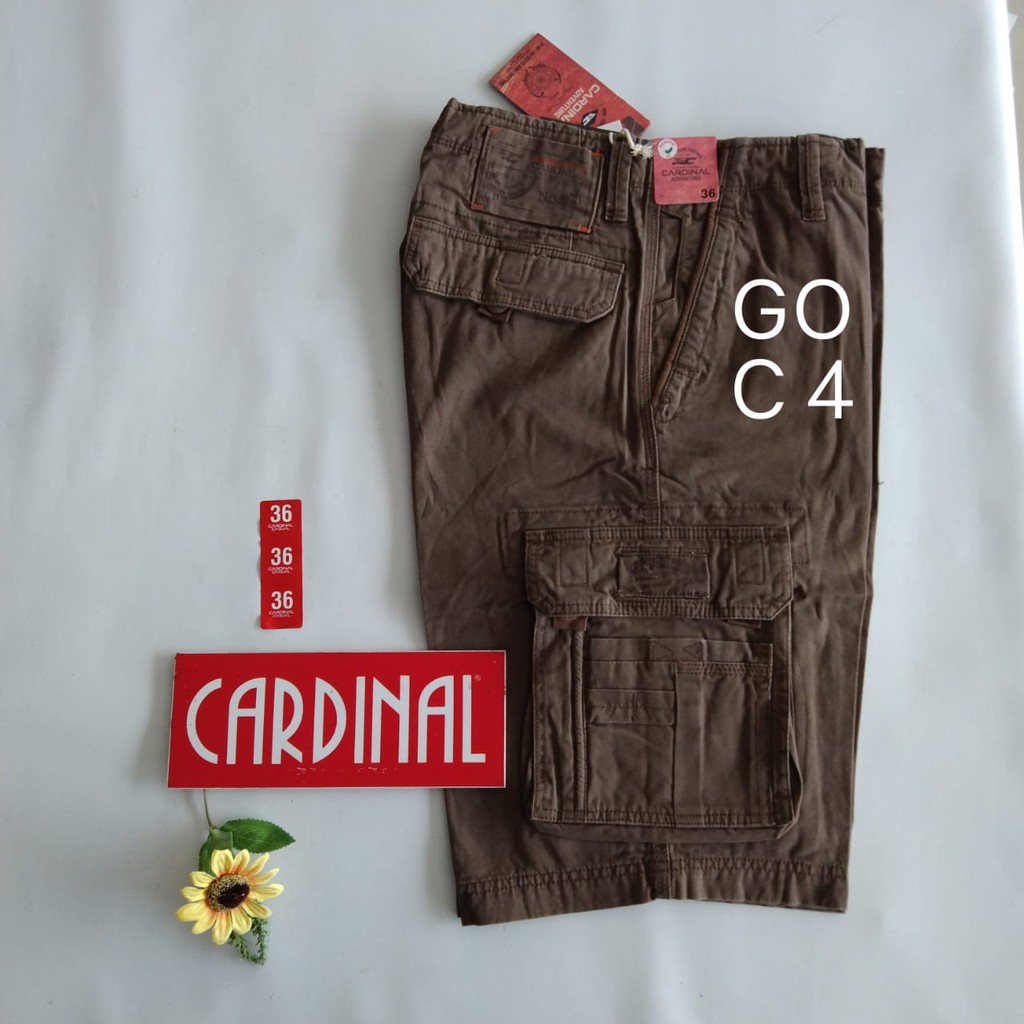 gos 36-KPL CARDINAL KEMPOL CASUAL Celana Pendek Cowok Celana Kempol Fashion Pria Brand Kekinian