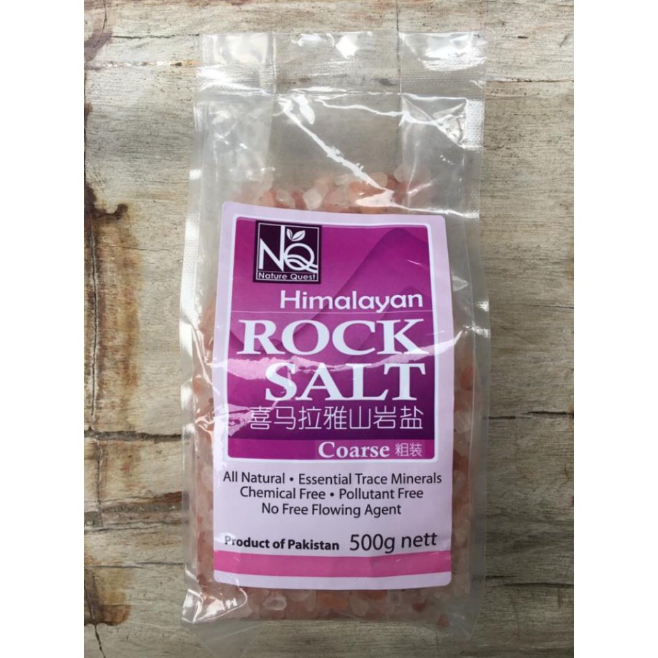 

Kualitas Terbaik - Himalayan Rock Salt By Nature Quest (Garam Himalaya Kasar/Crystal)