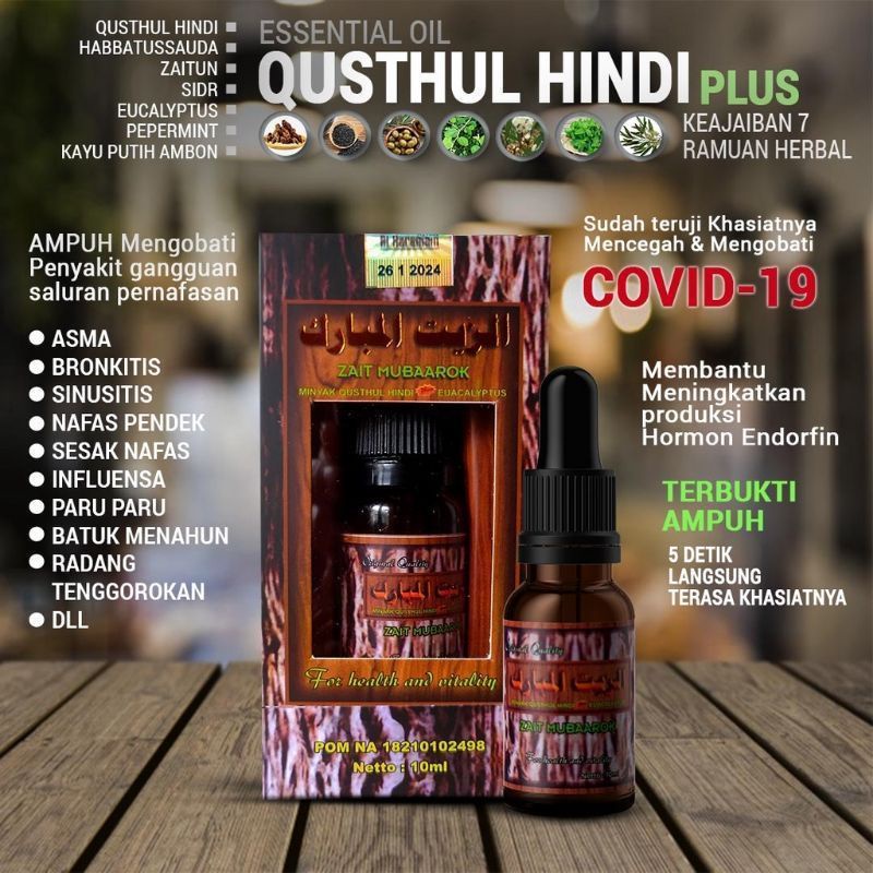 Jual Qusthul Hindi Oil Plus Zait Mubarok Indonesia Shopee Indonesia