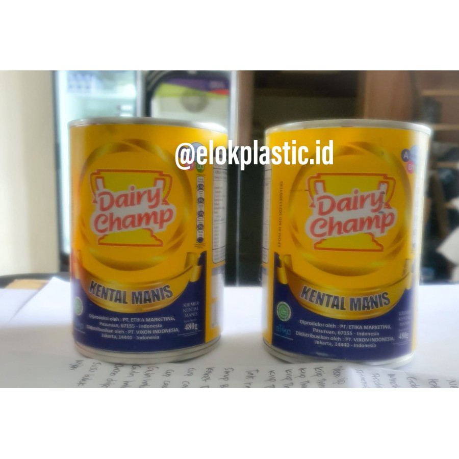 

Susu Kental Manis Dairy Champ Kemasan 480gr